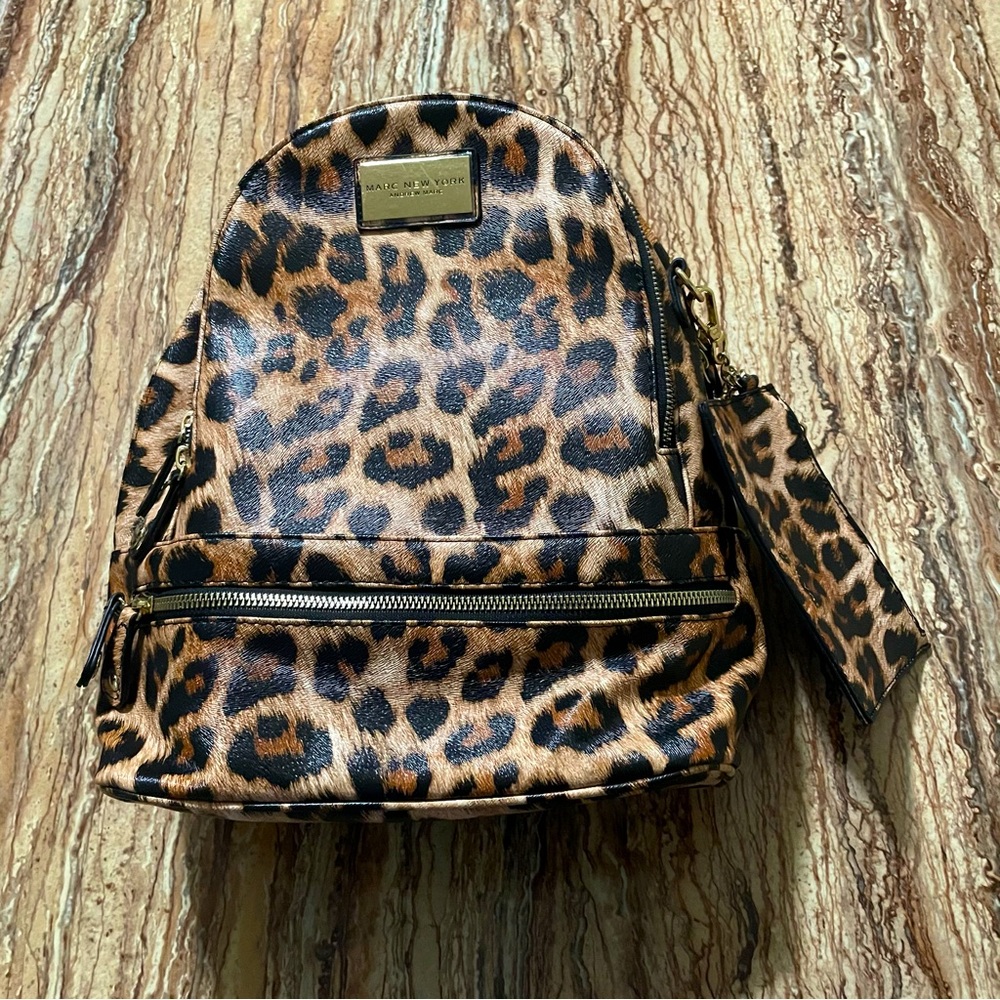 Animal Print Mini Backpack